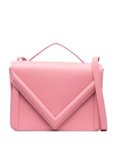 Mansur Gavriel sac à bandoulière à rabat pointu - Rose