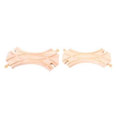 Bigjigs houten rails - 2-zijdige links/rechts splitsing