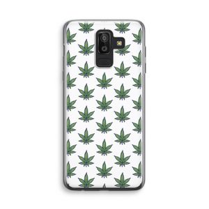 Weed: Samsung Galaxy J8 (2018) Transparant Hoesje