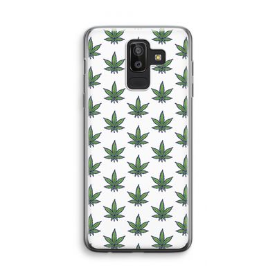 Weed: Samsung Galaxy J8 (2018) Transparant Hoesje