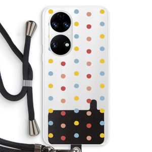 Bollen: Huawei P50 Transparant Hoesje met koord