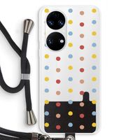 Bollen: Huawei P50 Transparant Hoesje met koord