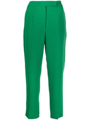 Blanca Vita pantalon droit Pratolina à coupe crop - Vert