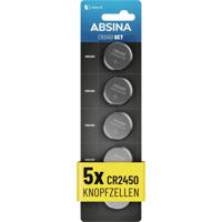 Absina Knoopcel CR2450 3 V 5 stuk(s) Lithium