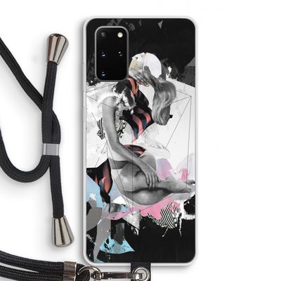 Camouflage de sommeil: Samsung Galaxy S20 Plus Transparant Hoesje met koord