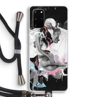 Camouflage de sommeil: Samsung Galaxy S20 Plus Transparant Hoesje met koord