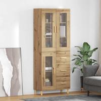 Hoge kast Artisan Eiken 69,5 x 34 x 180 cm Bewerkt hout