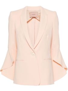 TWINSET blazer à manches volantées - Rose