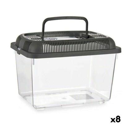 Vissenkom Mascow Grijs Plastic 7 L 20 x 20 x 30 cm Met handvat Groot (8 Stuks)