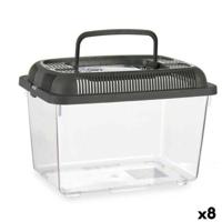 Vissenkom Mascow Grijs Plastic 7 L 20 x 20 x 30 cm Met handvat Groot (8 Stuks)