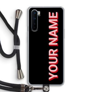 Namecase: OnePlus Nord Transparant Hoesje met koord
