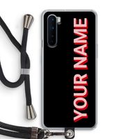 Namecase: OnePlus Nord Transparant Hoesje met koord