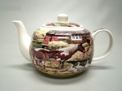 Theepot Boerderijdieren servies