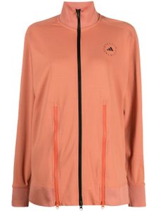 adidas by Stella McCartney veste zippée TrueCasuals à logo imprimé - Orange