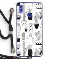 Cactusmotief: Honor Note 10 Transparant Hoesje met koord