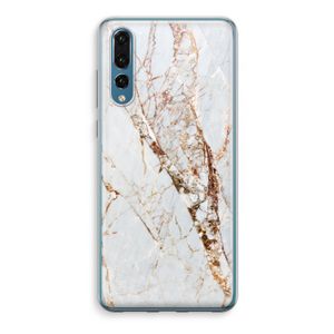 Goud marmer: Huawei P20 Pro Transparant Hoesje