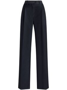 ETRO pantalon de tailleur en jacquard - Bleu