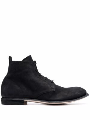 Officine Creative bottes Durga 002 à lacets - Noir