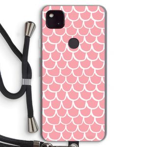 Dakpannetjes: Pixel 4a 5G Transparant Hoesje met koord