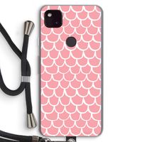 Dakpannetjes: Pixel 4a 5G Transparant Hoesje met koord