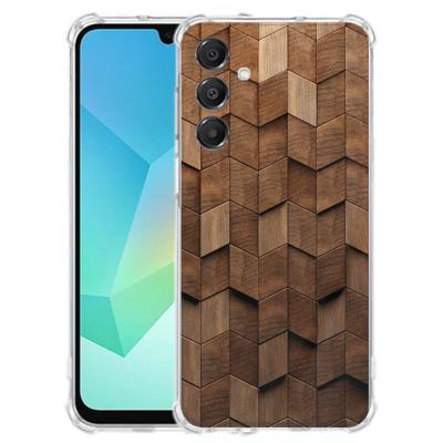 TPU Telefoonhoesje Samsung Galaxy A17 - Wooden Cubes schokabsorberende backcover