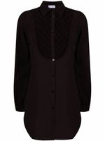 La Perla chemise à plastron ajouré - Noir