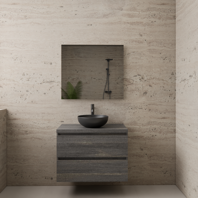 ACTIE BWS Badmeubel | Paris | Frey Oak | 80 cm | met topplaat