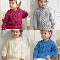 Breipatroon Stylecraft Special Aran No. 4175 Kindertruien