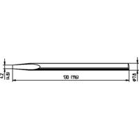 Ersa 082KD Soldeerpunt Beitelvorm, Ersadur Grootte soldeerpunt 4.8 mm Inhoud: 1 stuk(s) - thumbnail