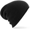 Beechfield CB449 Heavy Gauge Slouch Beanie - Black - One Size