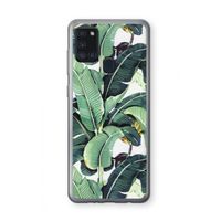 Bananenbladeren: Samsung Galaxy A21s Transparant Hoesje