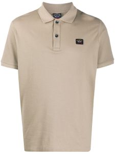 Paul & Shark polo à patch logo - Tons neutres
