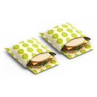 Vegan Wax Wraps Vegan Sandwich Wrap Set van 2