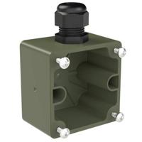 PC Electric 80168.u Afdekking PA6 Brons-groen (mat) IP68