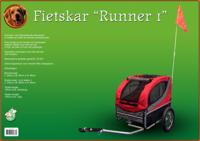 Fietskar Runner 1 rood/grijs - Gebr de boon