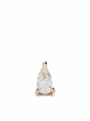 Djula boucle d'oreille Peer Solo en or 18ct ornée de diamants