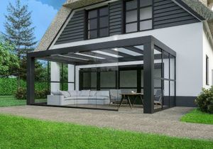 Verasol Cube veranda 600x350 cm - glasdak Aluminium Verasol