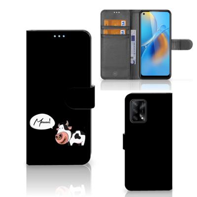 OPPO A74 4G Leuk Hoesje Cow OPPO A74 4G Leuk Hoesje Cow