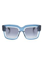 GIGI STUDIOS lunettes de soleil Dazzle à monture carrée - Bleu
