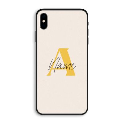 Amber Script: iPhone XS Max Biologisch afbreekbaar hoesje