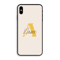 Amber Script: iPhone XS Max Biologisch afbreekbaar hoesje
