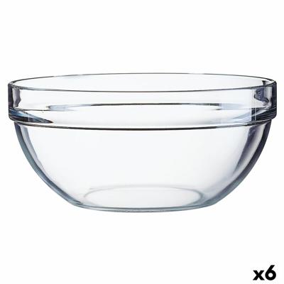 Saladekom Luminarc Transparant Glas (Ø 26 cm) (6 Stuks)