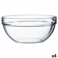 Saladekom Luminarc Transparant Glas (Ø 26 cm) (6 Stuks)