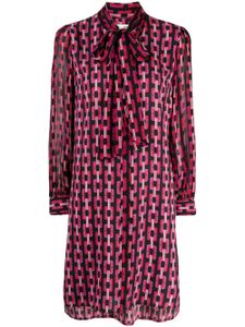 DVF Diane von Furstenberg robe courte Prue à imprimé abstrait - Rouge