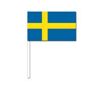 Zwaaivlaggetjes Zweden 12 x 24 cm - thumbnail