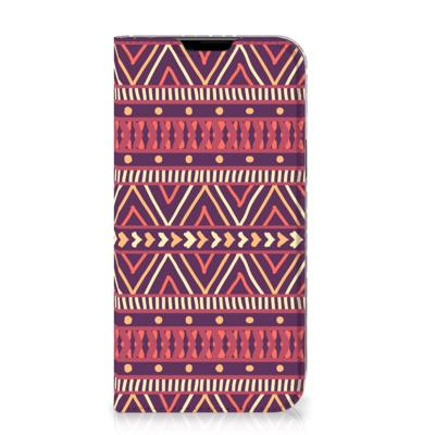 Apple iPhone 14 Plus | Hoesje met Magneet | Aztec Paars