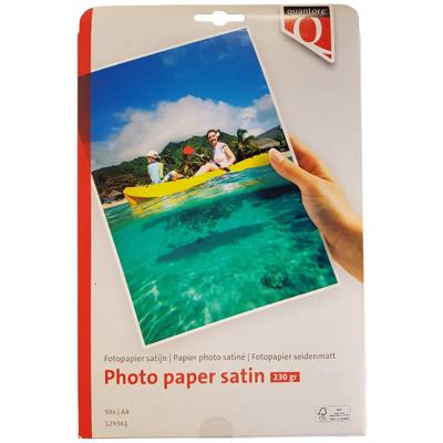 Quantore A4 fotopapier satijn 230 gram 50 vel