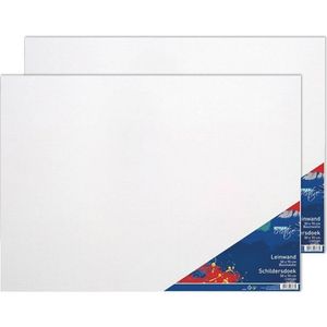 2x Schilders canvas doeken 50 x 70 cm - Schildersdoeken