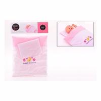 Johntoy Poppen speelgoed - deken en kussen - beddengoed - meisjes