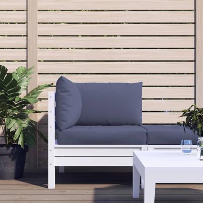 VidaXL Palletkussens 3 st oxford stof marineblauw